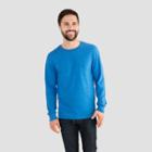 Fruit Of The Loom Select Fruit Of The Loom Men's Long Sleeve T-shirt - Blue