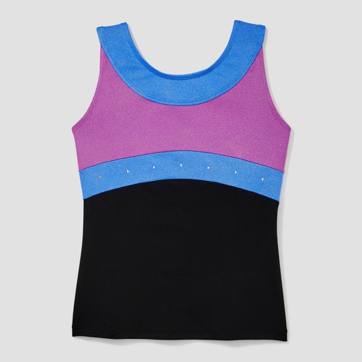 Girls' Tank Top - Freestyle By Danskin Black