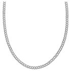 Target Women's Double Twist Oval Chain In Sterling Silver - Gray