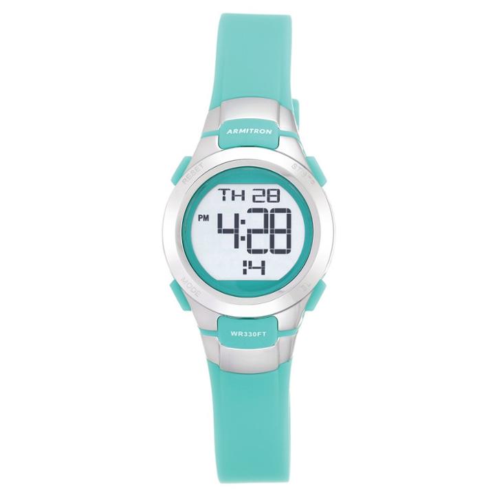 Target Women's Armitron Pro-sport Teal Digital Watch -