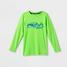 Speedo Boys' Gecko Long Sleeve Rash Guard Swim Shirt - Green
