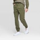 Umbro Men's Fleece Jogger Pants - Olive Night Heather L, Size: Large, Green Black Grey