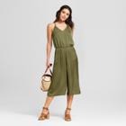 Women's Strappy T-back Cropped Jumpsuit - Xhilaration Green