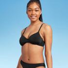 Women's Bralette Bikini Top - Shade & Shore Black