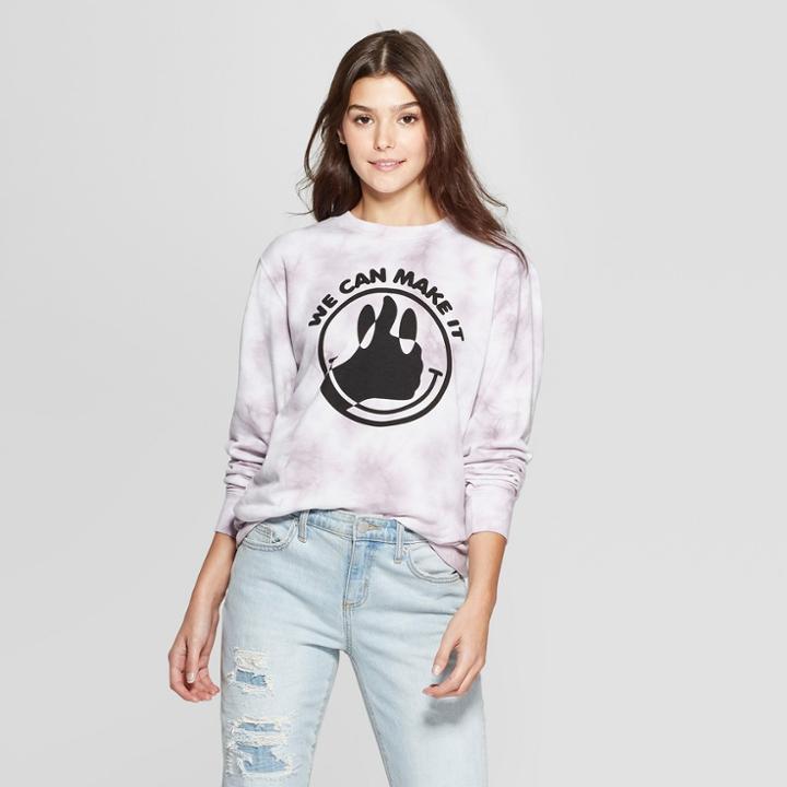 Women's We Can Make It Sweatshirt - Mighty Fine (juniors') - Gray