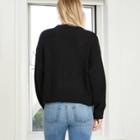 Women's Crewneck Pullover Sweater - Universal Thread Black