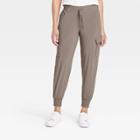 Women's Stretch Woven Cargo Pants - All In Motion Dark Brown