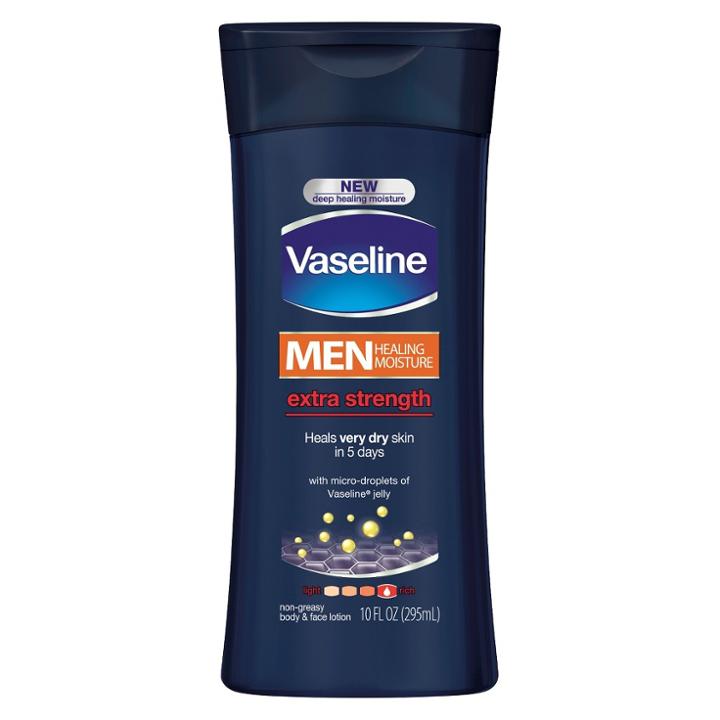 Vaseline Men Healing Moisture Extra Strength Body & Face