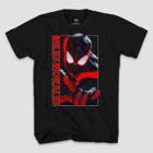 Boys' Spider-man: Miles Morales Short Sleeve Graphic T-shirt - Black