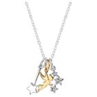 Women's Disney Tinkerbell Necklace In Silver Plating - Silver/gold (18), Gold