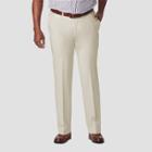 Haggar Men's Big & Tall Cool 18 Pro Classic Fit Flat Front Casual Pants - String