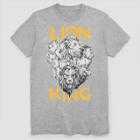 Men's Disney Lion King Live Action Group Portrait Short Sleeve Graphic T-shirt - Gray
