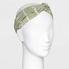 Stripe Knot Headwrap - Universal Thread Green