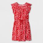 Girls' Star Print Americana Dress - Cat & Jack Red