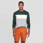 Men's Standard Fit Ultra-soft Fleece Sweatshirt - Goodfellow & Co Forest Green Xl, Green Green