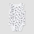 Baby Girls' Heart Ruffle Short Sleeve Bodysuit - Cat & Jack White