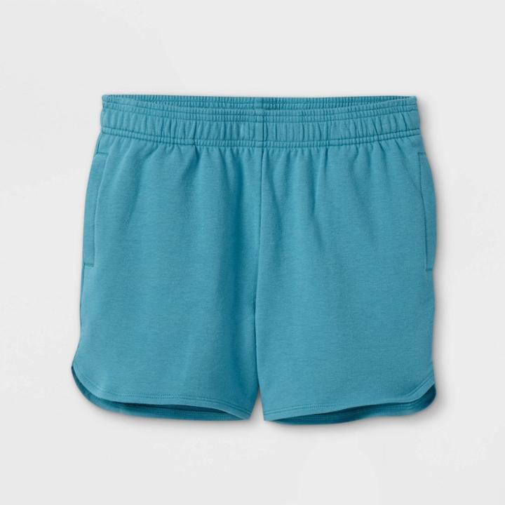 Girls' Performance Shorts - All In Motion Teal Green