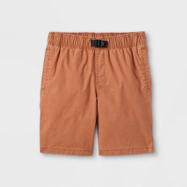 Boys' Utility Buckle Pull-on Shorts - Cat & Jack Dark Orange