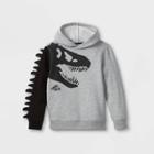 Boys' Jurassic World Hooded Pullover Sweatshirt - Heathered Gray