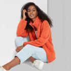 Women's Quilted Jacket - Wild Fable Orange