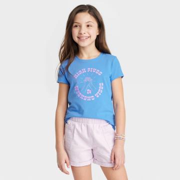 Girls' Short Sleeve 'high Fives & Weekend Vibes' Graphic T-shirt - Cat & Jack