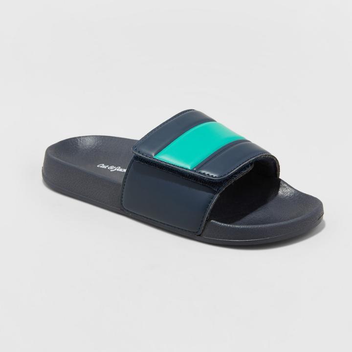 Boys' Wayman Slide Sandals - Cat & Jack Green