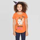 Girls' Jojo Siwa Halloween Short Sleeve T-shirt - Orange