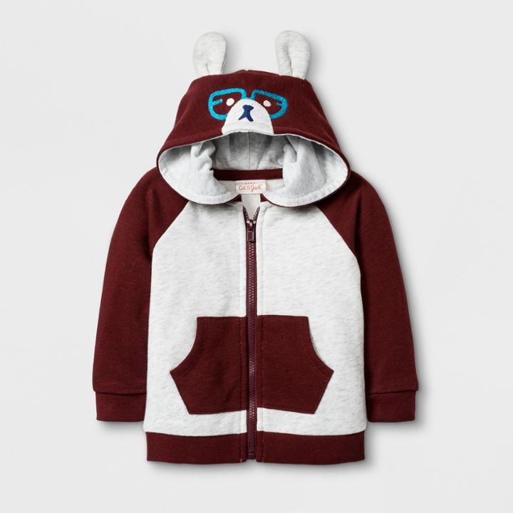 Baby Boys' French Terry Hooded Sweatshirt - Cat & Jack Red Newborn, Boy's