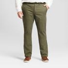 Men's Big & Tall Straight Fit Hennepin Chino Pants - Goodfellow & Co Olive