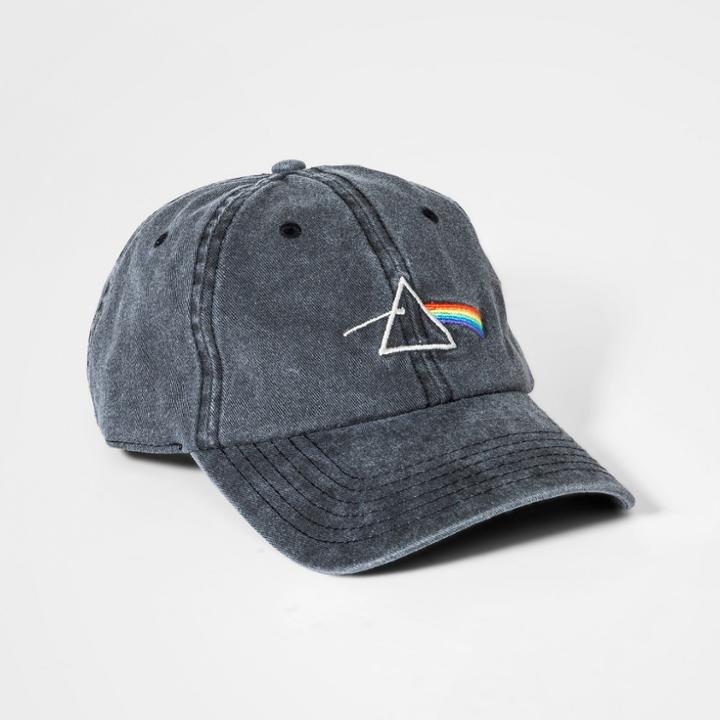 Junk Food Pink Floyd Baseball Hat Gray, Women's, Black