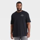 Ev Black History Month Black History Month Men's Big & Tall 'progress Is Impossible Without Change' Short Sleeve T-shirt - Black