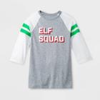 Shinsung Tongsang Men's Elf Squad Raglan Sleeve Graphic T-shirt - Heather Gray