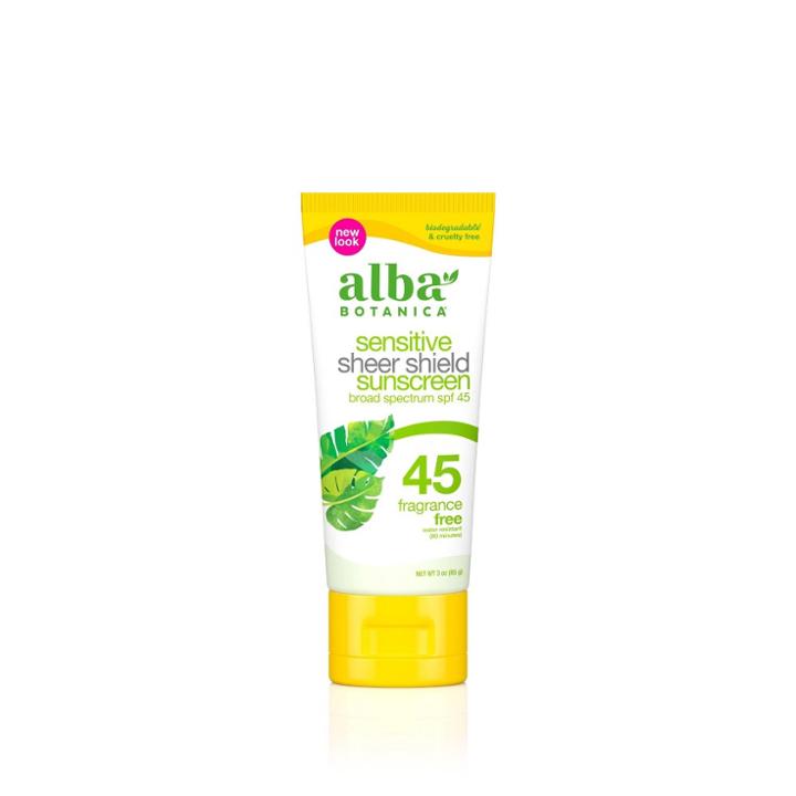 Alba Botanica Sensitive Sheer Sunscreen Shield -