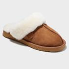 Women's Dluxe By Dearfoams Sydney Loafer Slippers - Chestnut 6, Women's, Brown