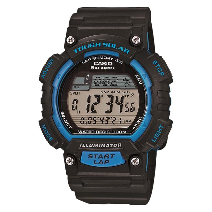 Men's Casio Solar Powered Runner Watch - Black (stls100h-2avcf)
