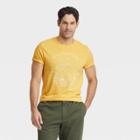 Men's Standard Fit Short Sleeve Crew Neck T-shirt - Goodfellow & Co Yellow/landscape