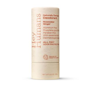 Hey Humans Natural Deodorant Rosewater Ginger