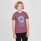 Boys' Short Sleeve Play Outside Graphic T-shirt - Cat & Jack Purple