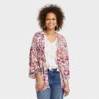 Women's Duster Cardigan - Knox Rose Feather White