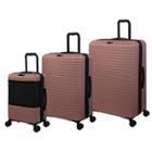 It Luggage Attuned Hardside Large Checked Expandable Spinner 3pc Luggage Set - Rose Pink
