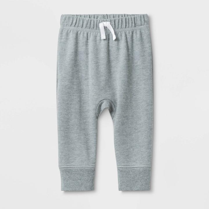 Baby Faux Heather Harem Jogger Pants - Cat & Jack Gray Newborn, Kids Unisex