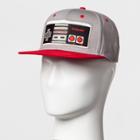 Men's Nintendo Controller Baseball Cap - Gray/red