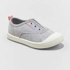 Toddler Rory Rainbow Print Slip-on Apparel Sneakers - Cat & Jack Gray