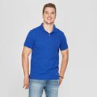 Men's Slim Fit Short Sleeve Loring Polo Shirt - Goodfellow & Co Uniform Blue