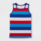 Boys' Striped Tank Top - Cat & Jack Red/white