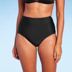 Kona Sol Women's Tummy Control High Waist High Coverage Bikini Bottom - Kona