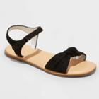 Girls' Lydia Ankle Strap Sandals - Cat & Jack Black