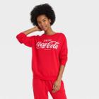 Women's Coca-cola Graphic Sweatshirt - Red