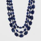 Sugarfix By Baublebar Beaded Statement Necklace - Navy, Girl's