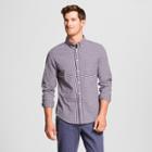Men's Slim Fit Northrop Long Sleeve Button-down Shirt - Goodfellow & Co Dusk Pink